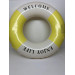 +7 Age 80 Cm Yellow Zebra Inflatable Child/Adult Sea Buoy, Pool Beach Life Buoy, Inflatable Bagel