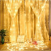 Curtain Led Light 3X1 Meter Animated Light Yellow Color Led Curtain