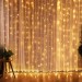 Curtain Led Light 3X3 Meters Animated Light Yellow Color Led Curtain