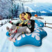 Inflatable Snow Sled, Snow Glide Boat, Inflatable Ski Boat With Handle