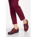 Diabetic Shoes For Women With A Comfortable Medical Sole, Claret Red/Burgundy Color