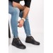 Orthopedic Diabetic Men's Boots Black Dia 109