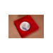 Red Plexi Tray 20X20 Cm Service, Coffee, Tea, Presentation And Gift Tray 3Mm