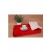 Red Plexiglass Tray With Handle 35X25 Cm Service, Coffee, Tea, Presentation And Gift Tray 3Mm