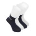 Men's 4 Pcs Sport Written Flexible Cotton Derby Half Cleat Booties Socks