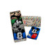 جوارب قطنية بتصميم ميكي ماوس الكرتونية للرجال من 4 قطع مع صندوق هدية