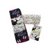 Women's Cartoon Minnie Mouse Patterned Cotton Special Collection 4 Pieces Box Gift Socks Set