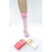 Ekinoks 3 Piece Tulle Winged Knee High Children's Socks