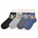 4 Pieces Dinosaur Patterned Boys Socks