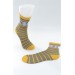 Striped-Genuus Written Boy Socks Yellow