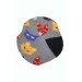 جوارب رجالية منقوشة برسومات قطة لون رمادي - 41/44 Flora