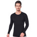 Men's Thermal Thermo Cool Crew Neck Cuffed Raised Long Sleeve Top