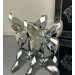 Two-Piece Acrylic Butterfly, Silver Color