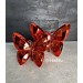 Two-Piece Acrylic Butterfly, Red Color