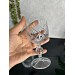Baklava Shaped Crystal Glass Set Of 6 Pieces 150Ml Capacity Bohemia Sterna