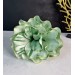 Decorative Artificial Latex Flower, Light Green With Golden Tips