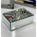 Silver Mirrored Jewelry Box