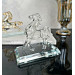 Crystal Stand Horse Trinket Transparent