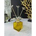 Crystal Top Fragrance Bottle Yellow Gold