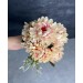 Small Artificial Carnations Bouquet Light Orange/Salmon