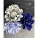 Decorative Artificial Latex Flower In Navy