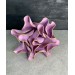 Artificial Latex Flower Decorated With Lilac Color With Golden Tips