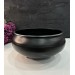 Vase/Bowl/Vase In Black-Silver Color Ufo
