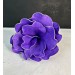 Decorative Artificial Latex Flower Purple With Silver Tips
