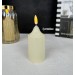 Natural Led Candle With Battery 13X5 Cm