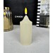 Natural Led Candle With Battery 15X5 Cm