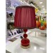Lampshade / Lamp With A Modern Design Of The Leg, Red Color