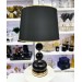 Lampshade / Lamp With A Modern Design Of The Leg, Black-Gold Color