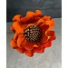 Decorative Artificial Latex Flower Orange Color