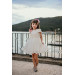 Special Design Dress, Lace Detailed Dress, Crown Accessory Girl's Evening Dress