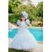 Special Design Wedding Dress, Girl's Evening Dress With Bag And Hair Accessories, Birthday Dress