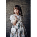 Special Design Girls' Evening Dress, Long Vintage Girls' Dress With Bag Accessories