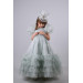 Special Design Girl's Evening Dress, Wedding Dress, Crown Accessory Girl's Dress