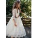 Elegant Dress With All Lace Crown Accessory
