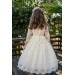 Elegant Dress With All Lace Crown Accessory