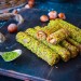 Turkish Pastel Dessert Rolls Stuffed With Hazelnut Cream Dipped In Pistachios 1 Kilo