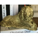 Gold Colored Lion Figurine Set Of 2