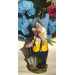 Garden Dwarf With Decorative Shovel Poolside Ornament