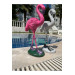Decorative Flamingo Poolside Ornament 2 Pack