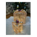 Decorative Led Lighted Gift Box Set Of 2 Cream Color