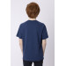 Cotton Injection Printed Boy Crew Neck Tshirt Summer