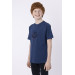 Cotton Injection Printed Boy Crew Neck Tshirt Summer