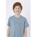 Cotton Printed Boy Tshirt Summer Crew Neck