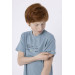 Cotton Printed Boy Tshirt Summer Crew Neck