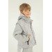 Stand Collar Diamond Pattern Detailed Boy Vest