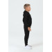 Boy Double Pocket Hooded Zippered Children Tracksuit